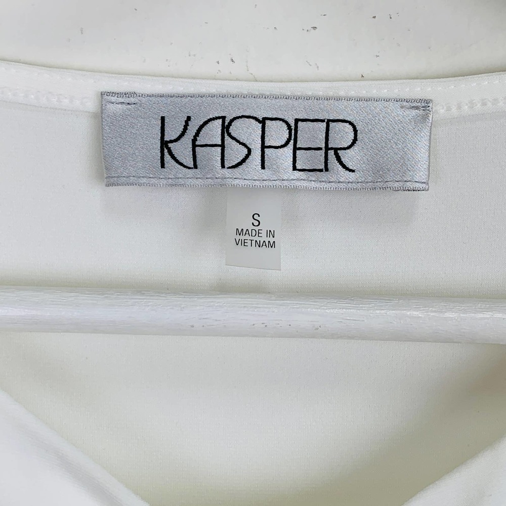 NWT KASPER Crossover Cutout Top Size S - Picture 9 of 11